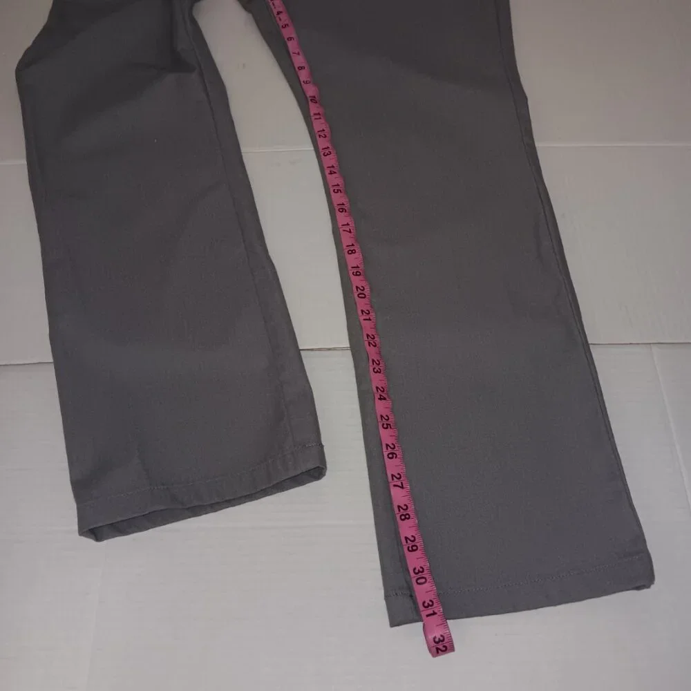 OLD NAVY FLEX ULTIMATE STRAIGHT LEG PANTS GRAY SIZE 36X32